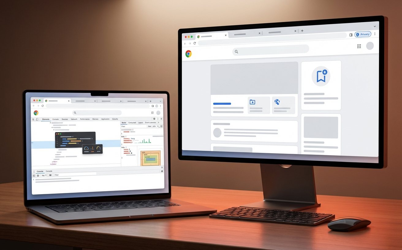 谷歌浏览器开发者工具界面